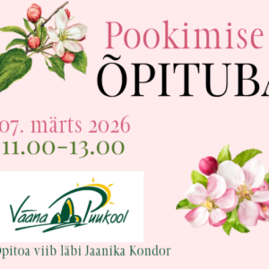 pookimine 07. märts 2026 11.00-13.00