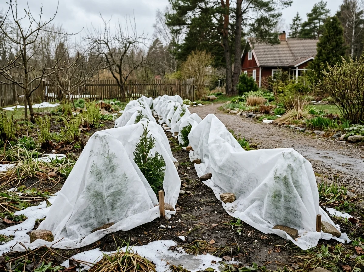 Igihaljad varjukangaga kevadel