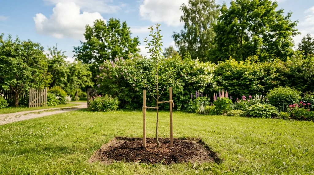 Päikeseline ploomipuu kasvukoht